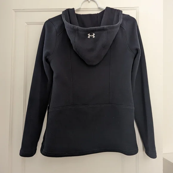 Under Armor black zip hoodie jacket, XS - Picture 8 of 8